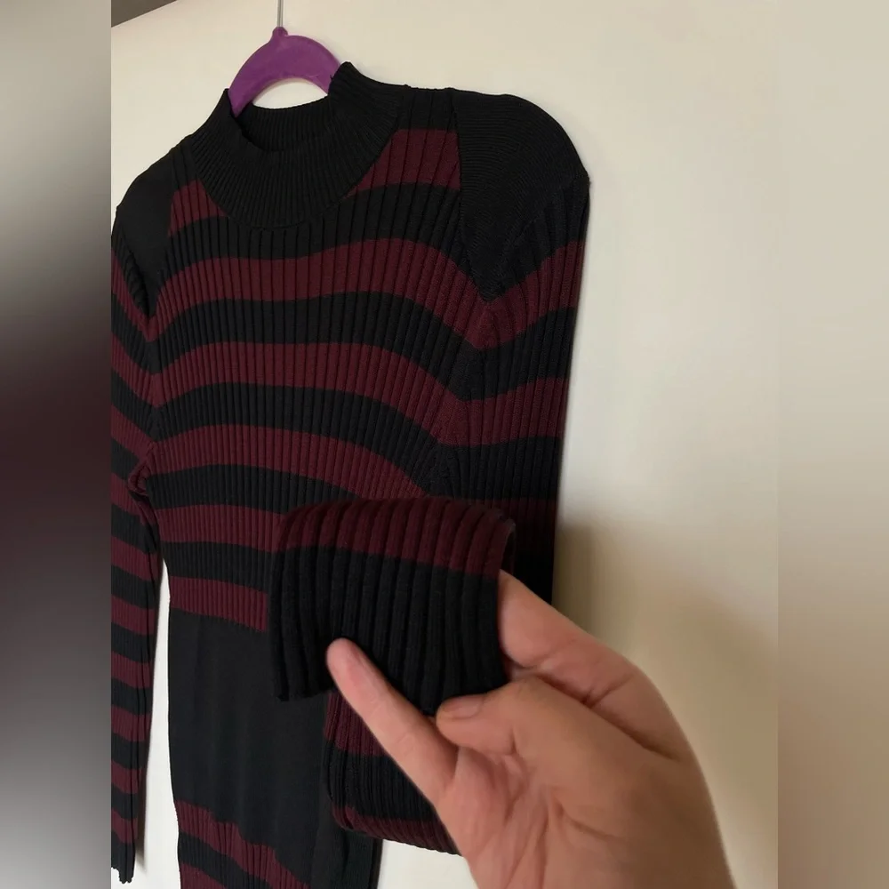 NY&C Gabrielle Union Ribbed Midi Dress - Medium - Picture 4 of 11